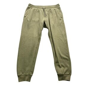 Hurley Joggers Sweatpants Men's XL Olive Green Fleece Elastic Waist Drawstring